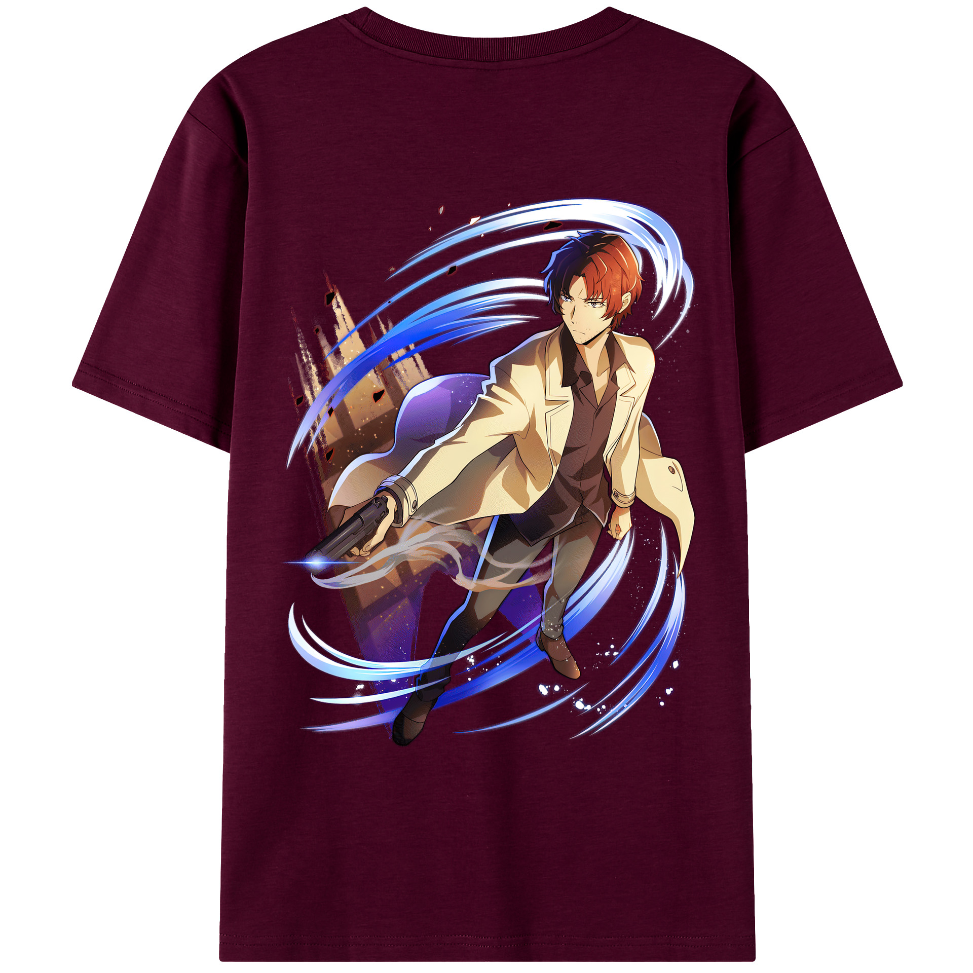 （画像用） 文豪ストレイドッグス Bungo Stray Dogs レディース半袖Tシャツ(バックプリント)